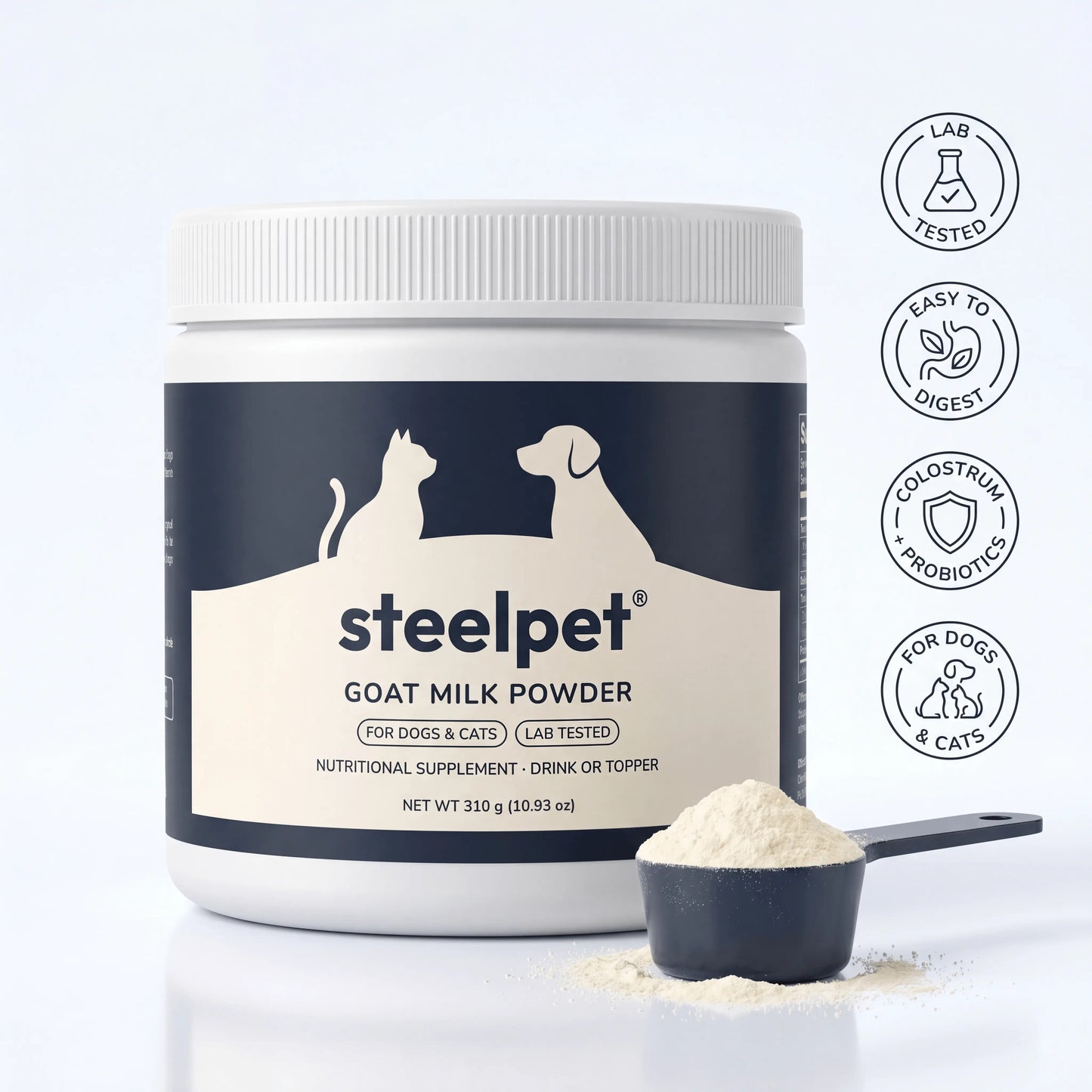 SteelPet® Goat Milk Powder