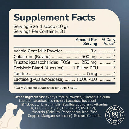 SteelPet® Goat Milk Powder